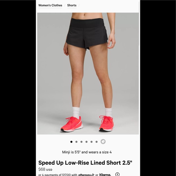 Lululemon shorts - Picture 1 of 4